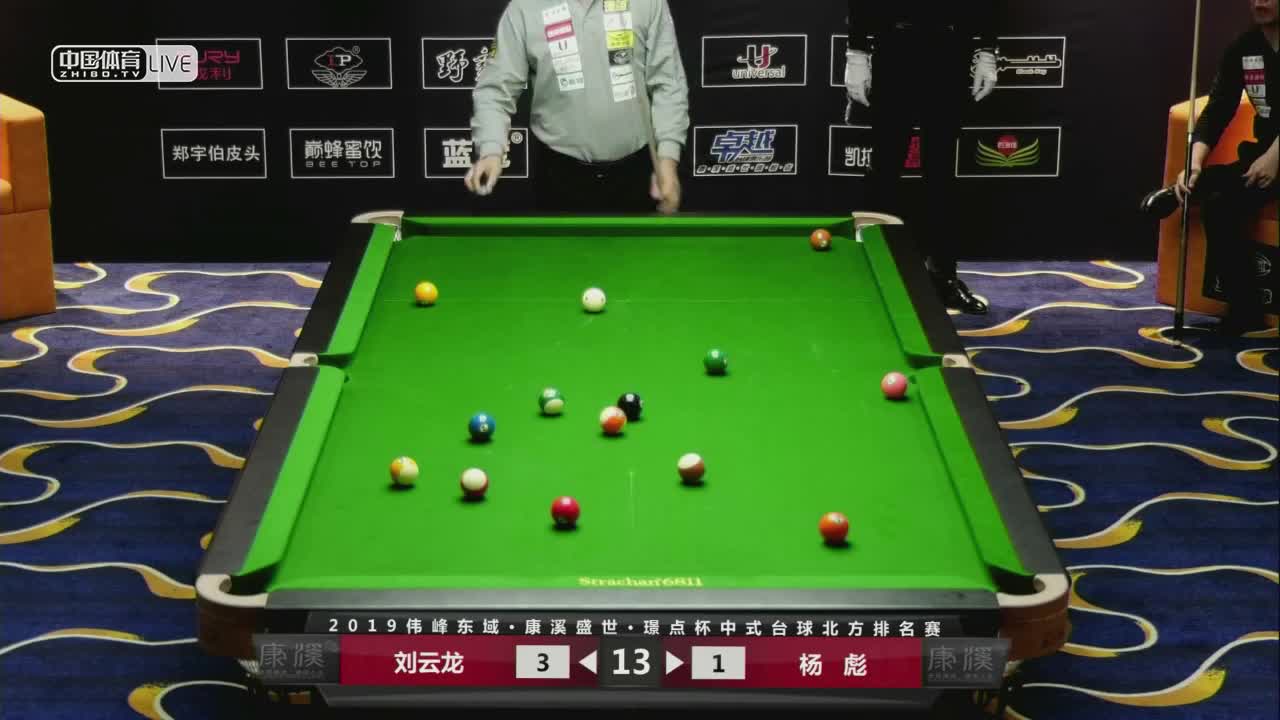杨彪 vs 刘云龙 2019中式台球北方排名赛第六站