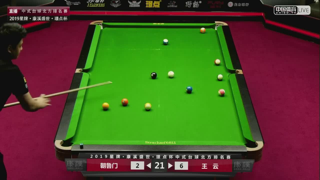 朝鲁门vs王云  2019中式台球北方排名赛第五站