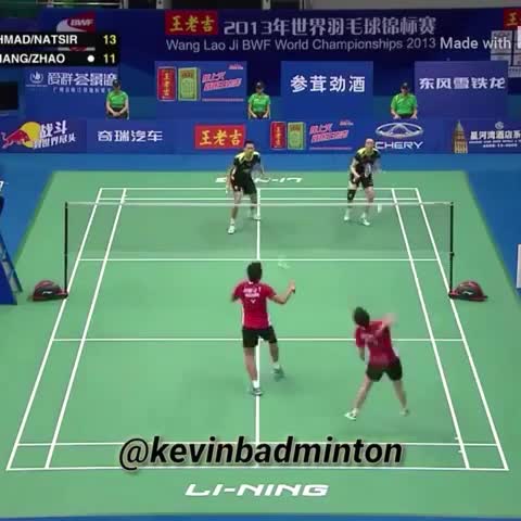 张楠/赵芸蕾vs艾哈迈德/纳西尔，这防守功力好生厉害