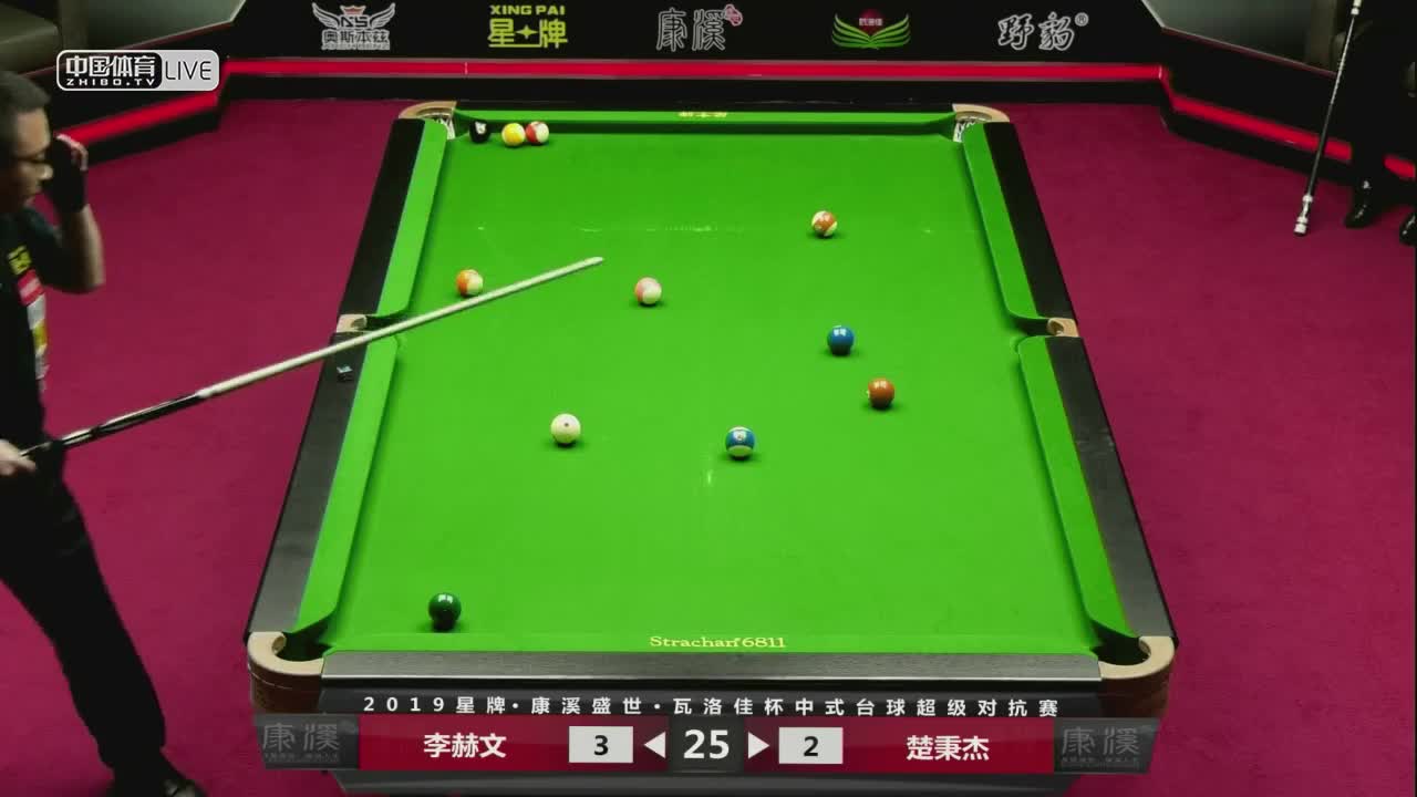李赫文 vs 楚秉杰 2019中式台球超级对抗赛 辽宁朝阳站