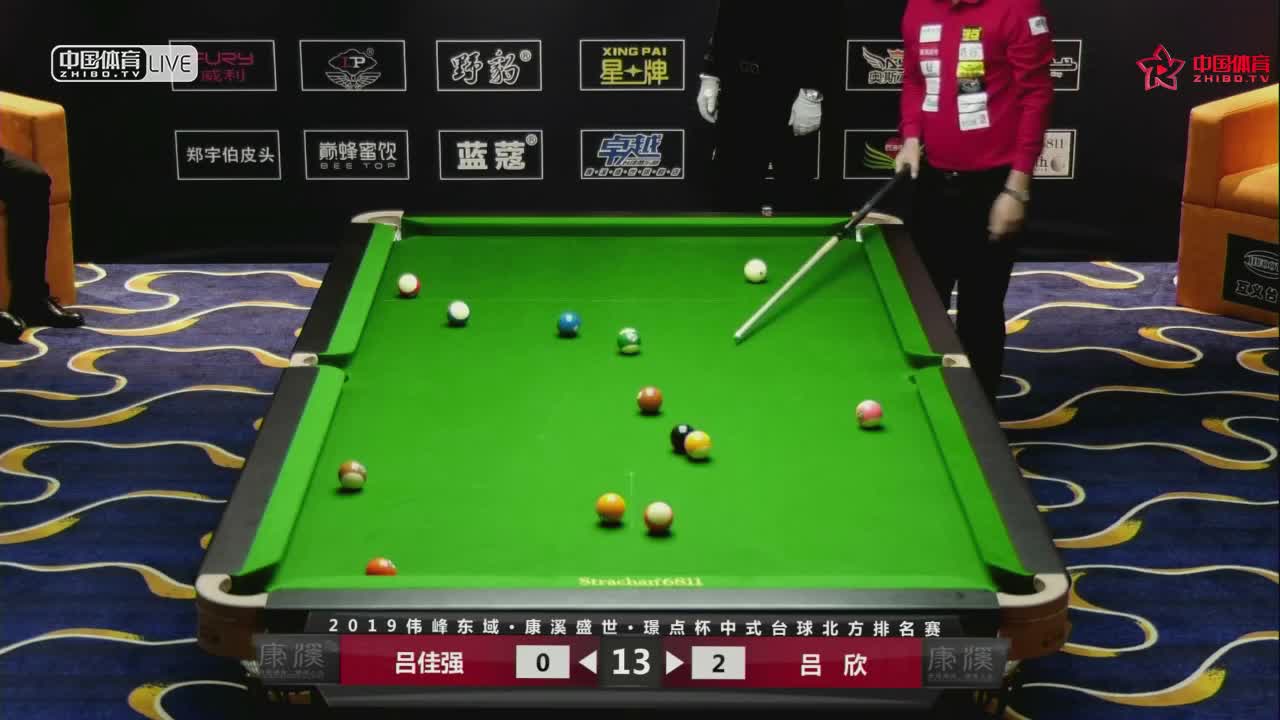 吕佳强 vs 吕欣 2019中式台球北方排名赛第六站