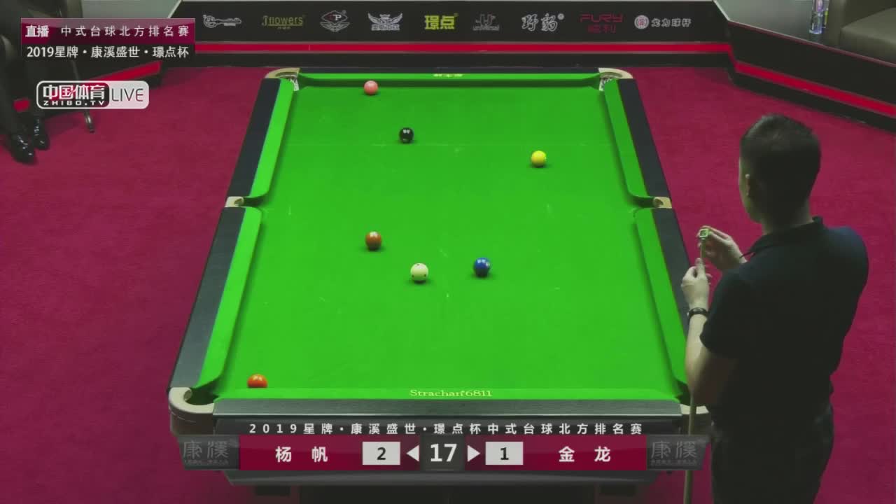 杨帆 VS 金龙 2019中式台球北方排名赛第三站