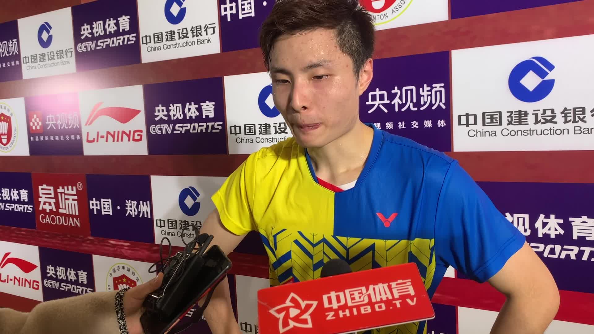 石宇奇：感受一下激烈的对抗 关键分也不紧张