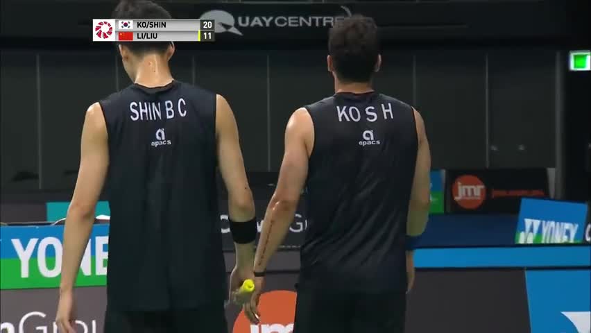 经典回顾：2019澳大利亚公开赛男双半决赛  高成炫/申白喆VS李俊慧/刘雨辰