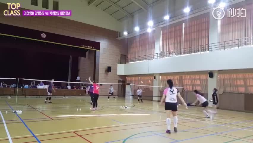 韩国业余赛 你打的过这四个小姐姐吗？