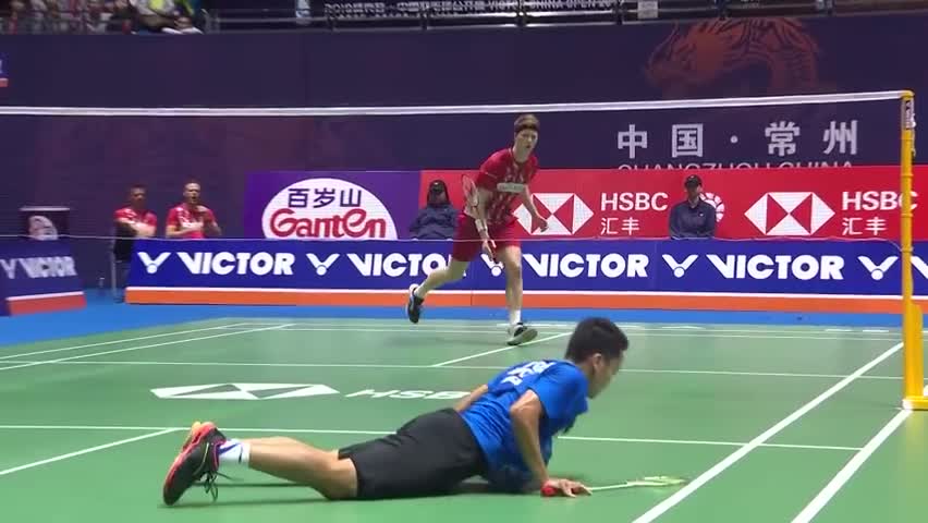 经典回顾：2019中国公开赛男单半决赛，金廷VS安东森