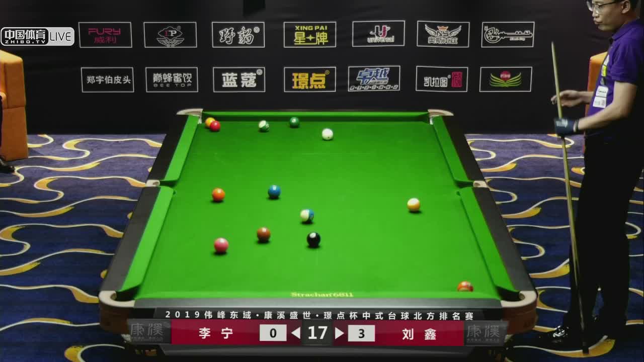 李宁 VS 刘鑫 2019中式台球北方排名赛第六站