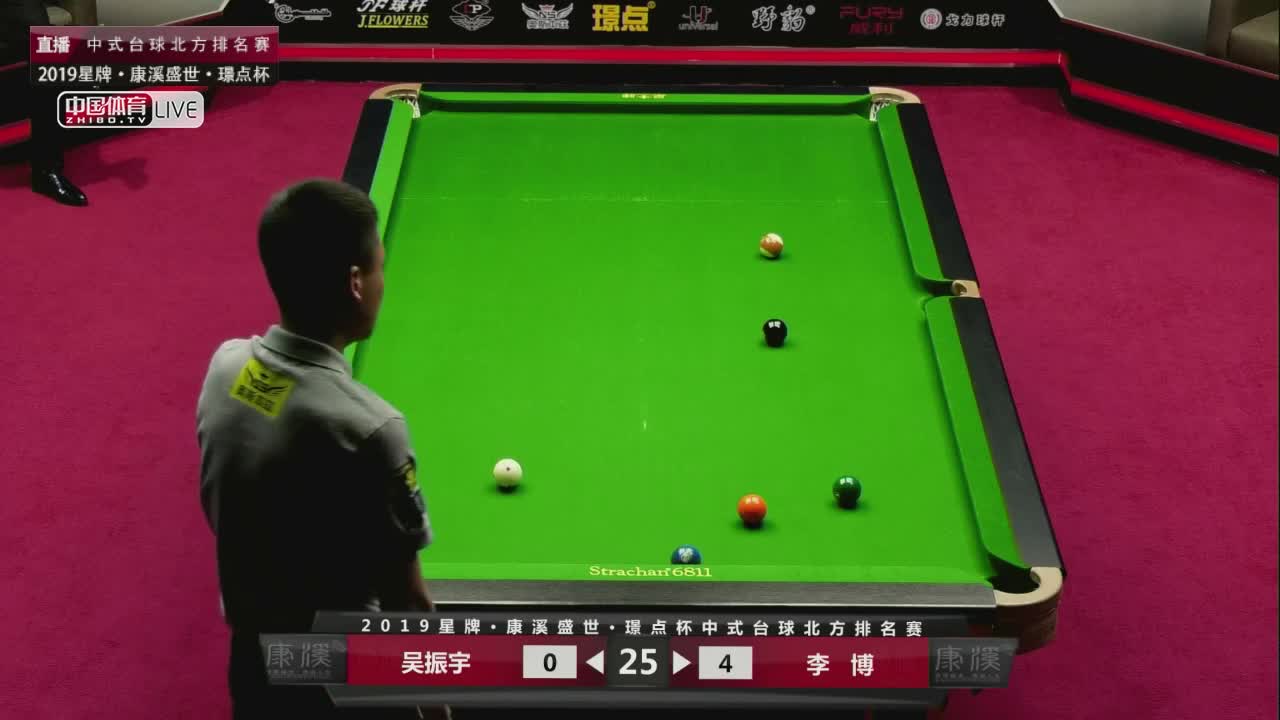 吴振宇vs李博  2019中式台球北方排名赛第四站