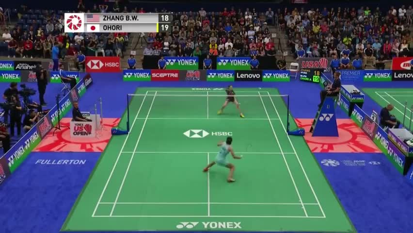 经典回顾：2018美国羽毛球公开赛女单半决赛：张蓓雯VS大堀彩