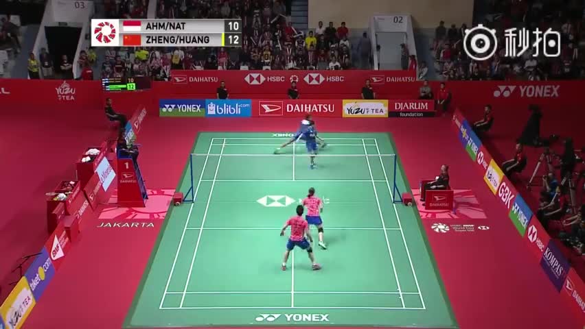 经典回顾：2018印尼大师赛混双决赛郑思维/黄雅琼VS阿玛德/纳西尔，“雅思”组合大获全胜