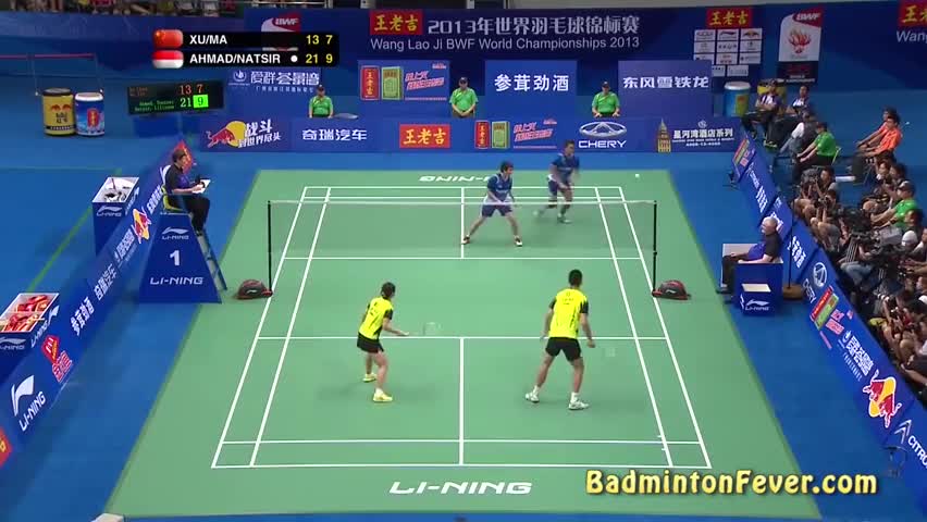 经典回顾：2013世锦赛混双决赛回顾 徐晨/马晋vs艾哈迈德/纳西尔