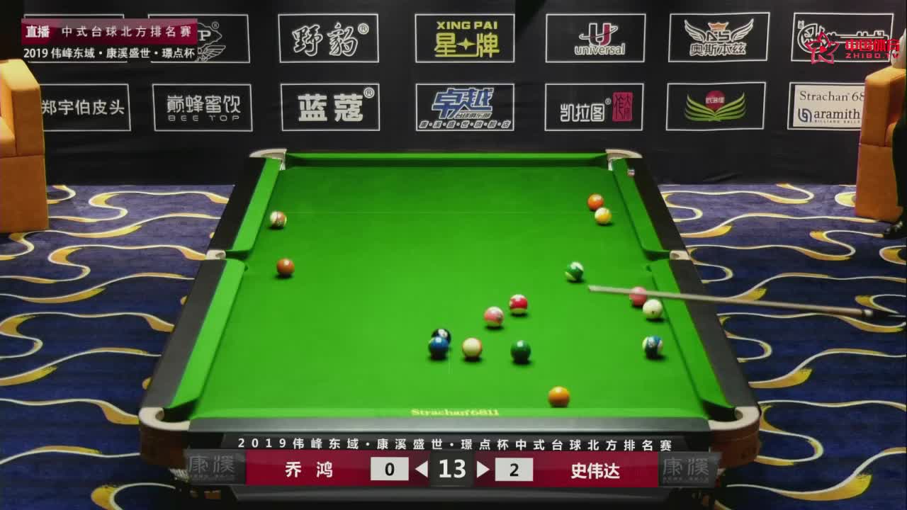 乔鸿 vs 史伟达 2019中式台球北方排名赛第六站