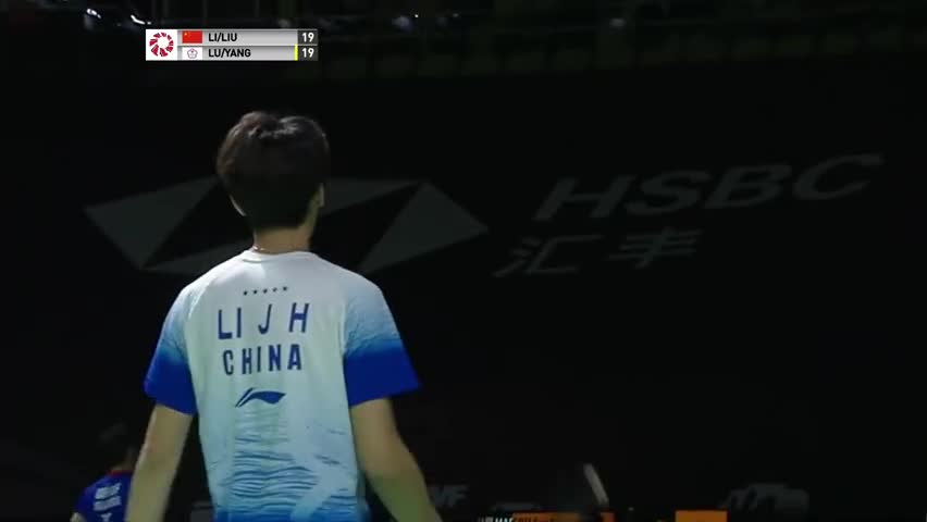 经典回顾：2019中国公开赛男双八分之一决赛，李俊慧/刘雨辰VS卢敬尧/杨博涵