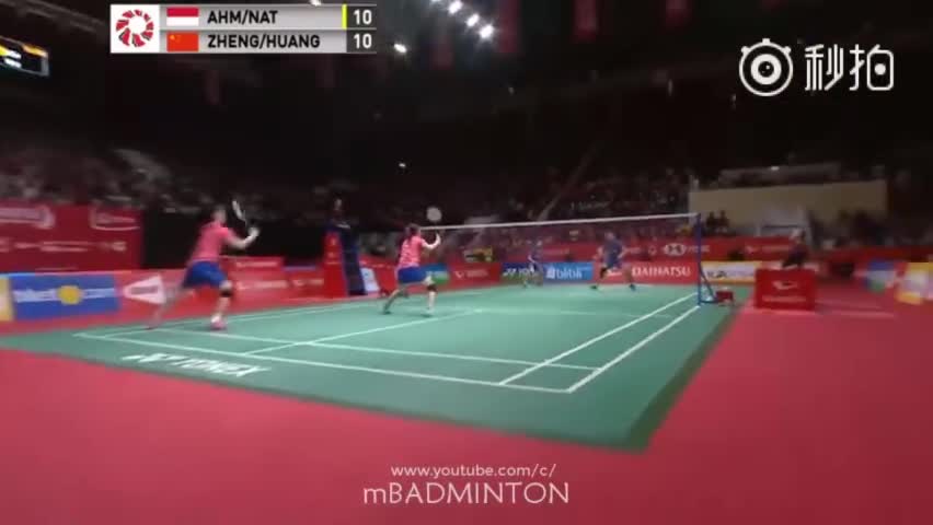 经典回顾：2018BWF印尼大师赛  郑思维/黄雅琼VS纳西尔/阿玛德  思维三次反手位大角度反弓霸