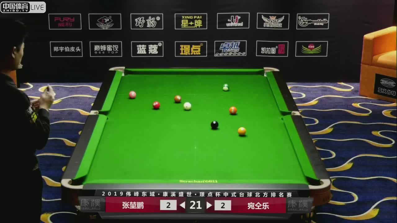 张堃鹏 vs 宛仝乐 2019中式台球北方排名赛第六站