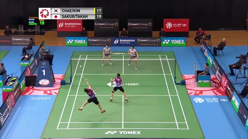 经典回顾：2018澳大利亚公开赛女双半决赛 樱本绚子/高畑祐纪子VS蔡侑玎/金慧贞  经典的日韩大战