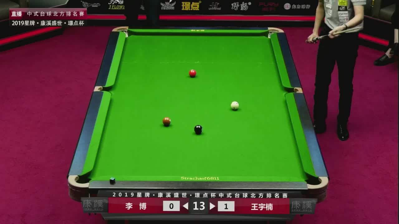 李博 vs 王宇楠 2019中式台球北方排名赛第五站