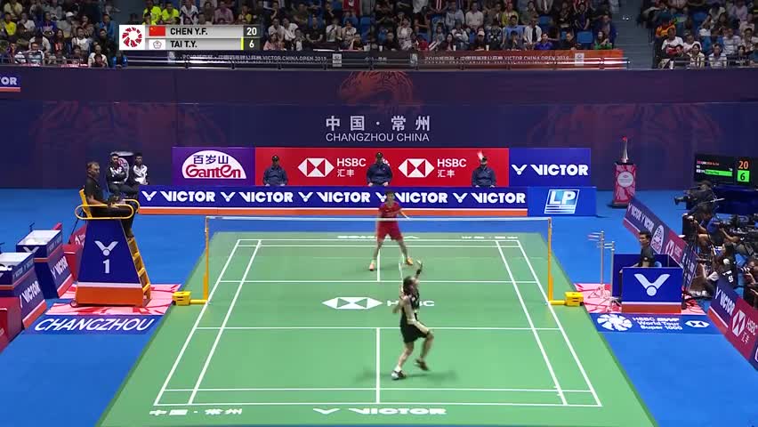 经典回顾：2019中国公开赛女单半决赛，陈雨菲VS戴资颖  菲菲状态不佳