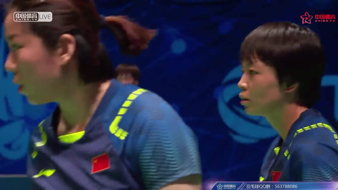 陈清晨/贾一凡 vs 田中志穗/米元小春 2018全英公开赛 女双1/4决赛视频