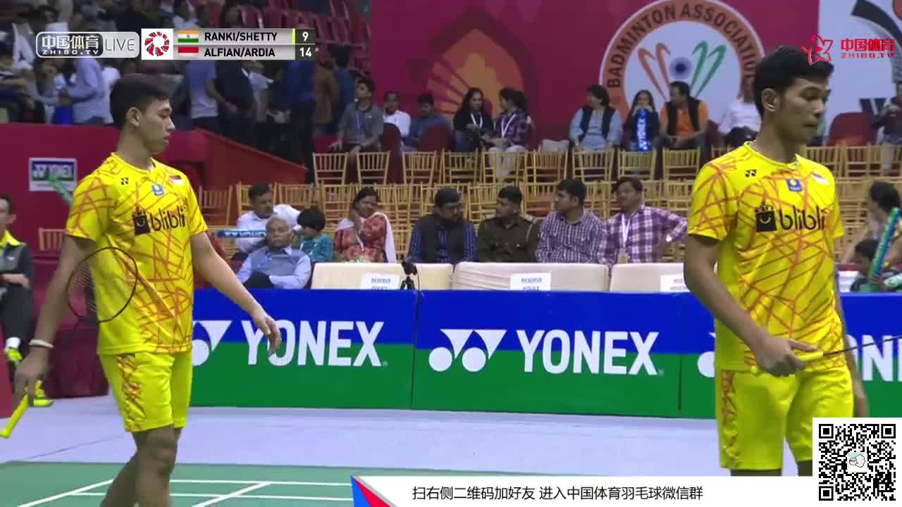 谢提/兰基雷迪  VS   阿尔弗兰/雅迪安托 2018赛义德莫迪锦标赛 男双决赛