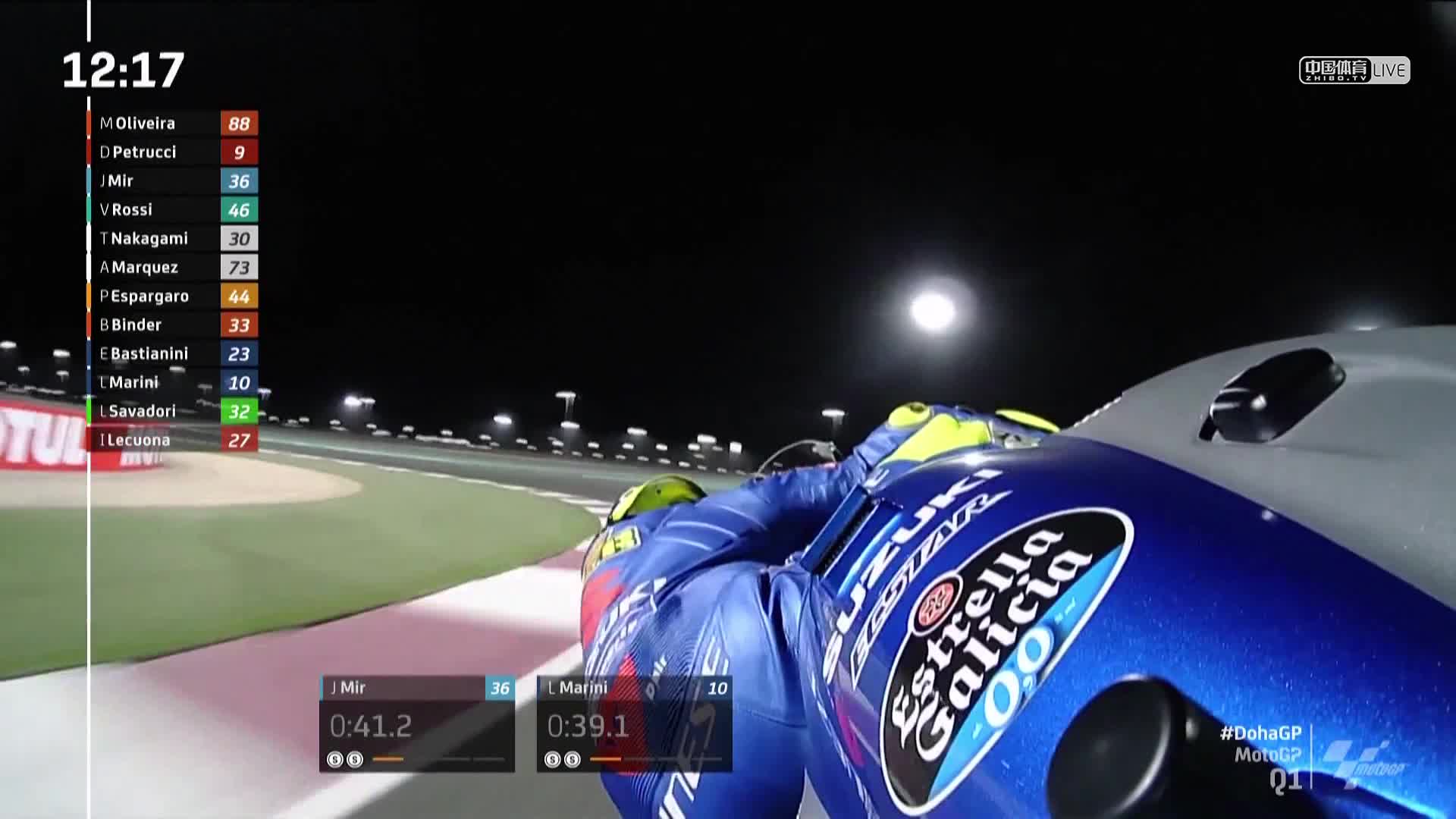 多哈大奖赛 MotoGP排位赛1（多视角）