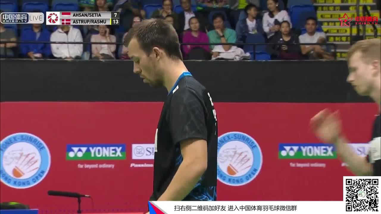 阿山/塞蒂亚万 vs 阿斯楚普·索伦森/安德斯·斯考劳普 2018香港公开赛 男双1/4决赛