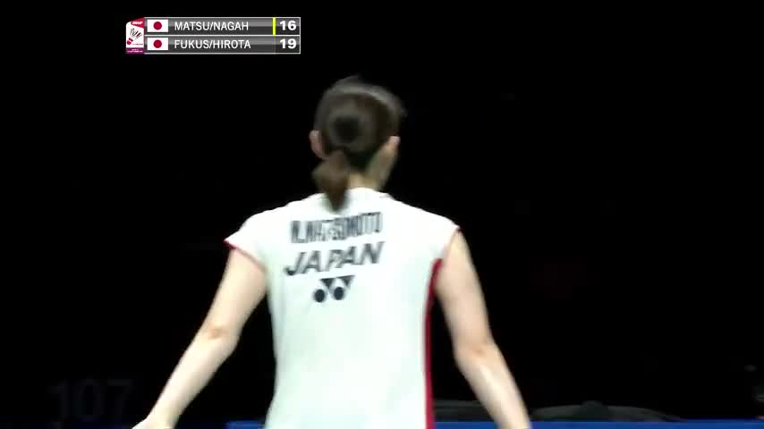 经典回顾：2018年羽毛球世锦赛女双决赛：松本麻佑/永原和可那 VS 福岛由纪/广田彩花 日本女队内