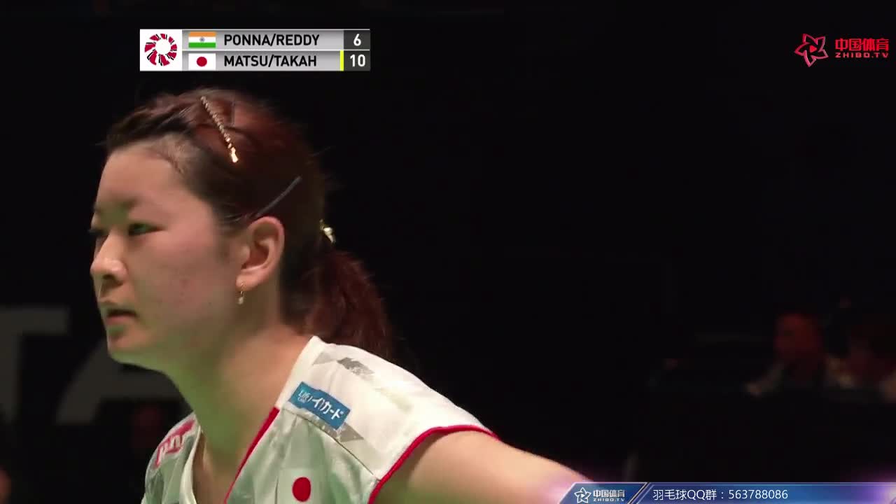 蓬纳帕/斯基瑞迪 vs 松友美佐纪/高桥礼华 2018全英公开赛 女双1/16决赛