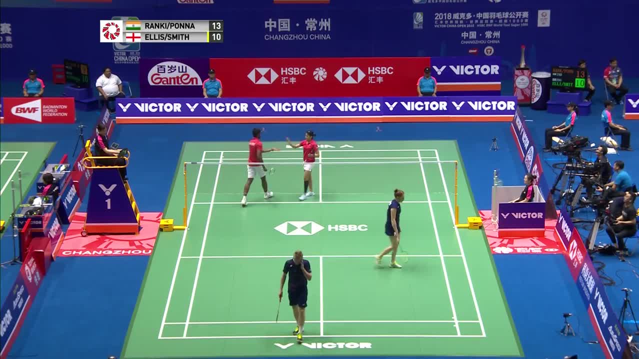 精彩回顾：2018中国公开赛 兰基雷迪/蓬纳帕vs埃利斯/史密斯 高光时刻