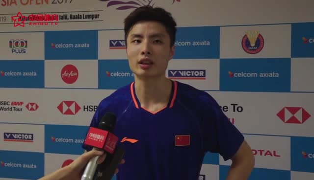 石宇奇：三局下来打的比较累，备战奥运以赛代练！
