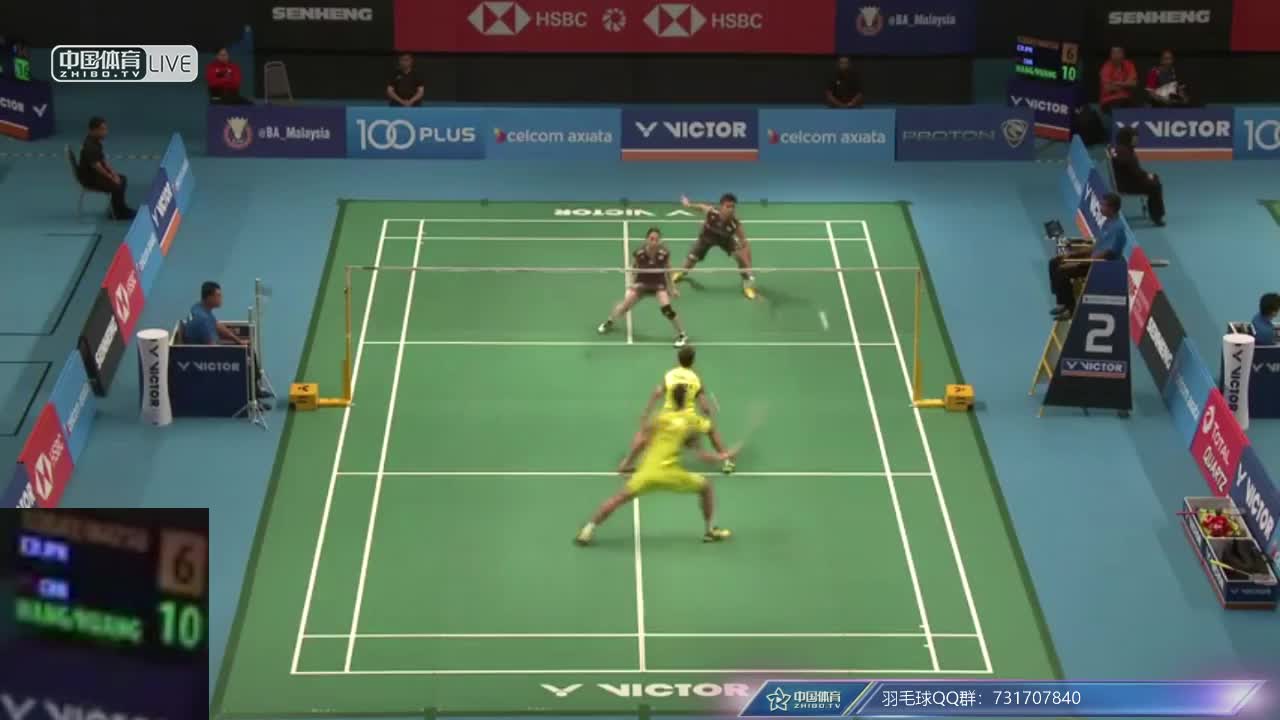 王懿律/黄东萍CHN vs 小林优吾/松友美佐纪JPN 2018马来西亚公开赛 混双1/8决赛