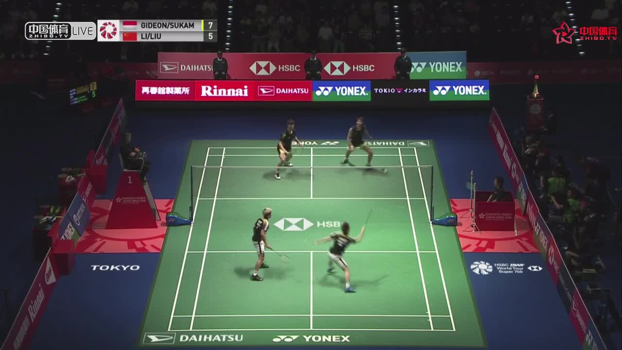 李俊慧/刘雨辰 vs 费尔纳迪/苏卡穆约 2018日本公开赛 男双决赛
