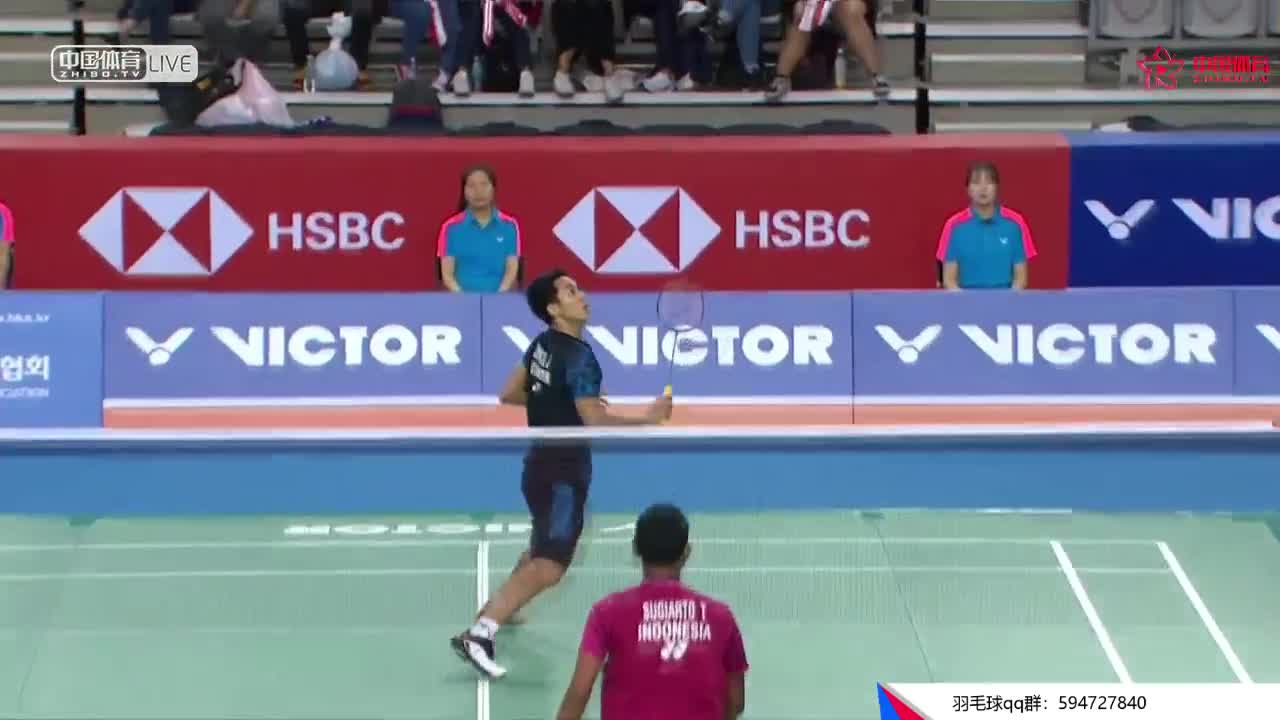 乔纳坦 vs 苏吉亚托 韩国公开赛 男单半决赛