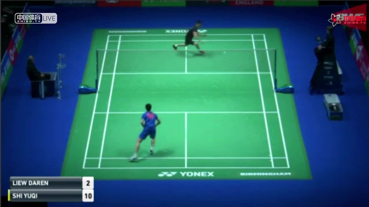 石宇奇头顶突击斜线轻松得分 11-2领先局休