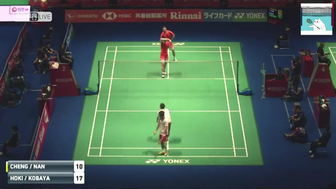 刘成/张楠 vs 小林优吾/保木卓朗 日本公开赛 男双1/16决赛
