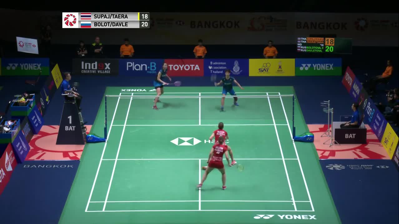 沙西丽/普缇塔2-1博洛托娃/达夫莱托娃女双精彩集锦