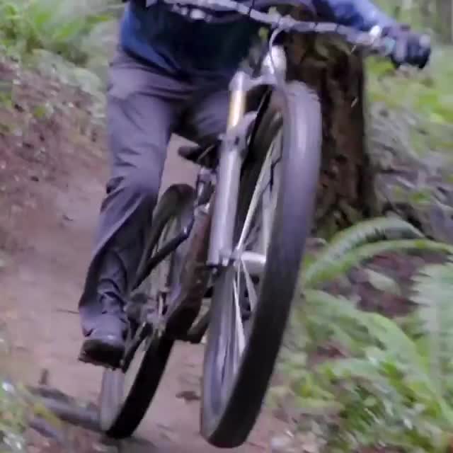 在山地赛道上玩一下wheelie