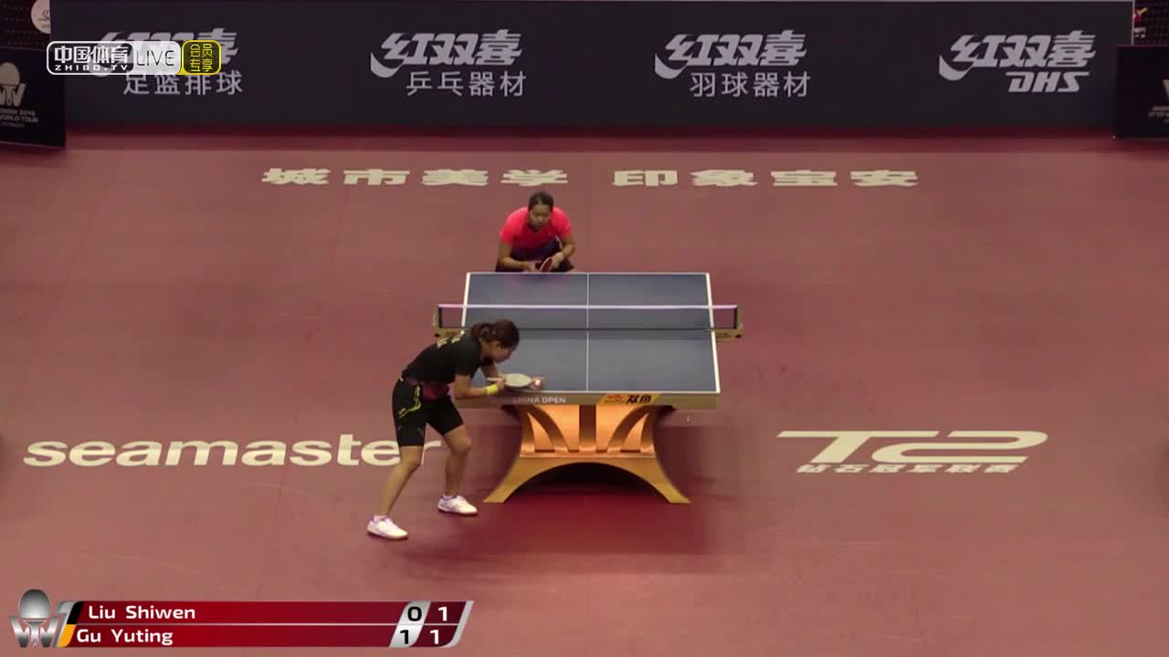 刘诗雯 CHN vs 顾玉婷 CHN 2019中国公开赛女单正赛第一轮