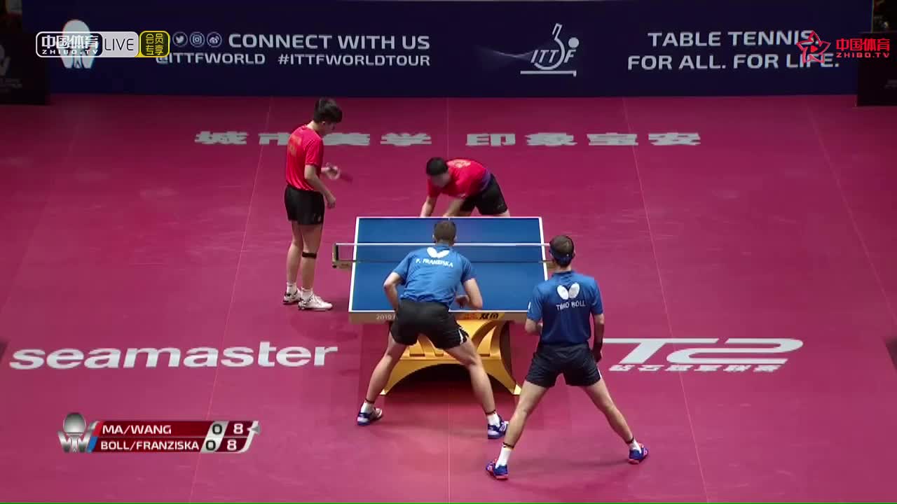 马龙/王楚钦 CHN vs 波尔/弗朗西斯卡 GER 2019中国公开赛 男双决赛