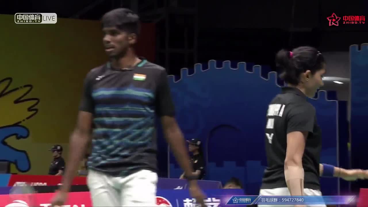 吴顺发/赖洁敏 VS 兰吉雷蒂/蓬纳帕 2018南京世锦赛 混双1/8决赛