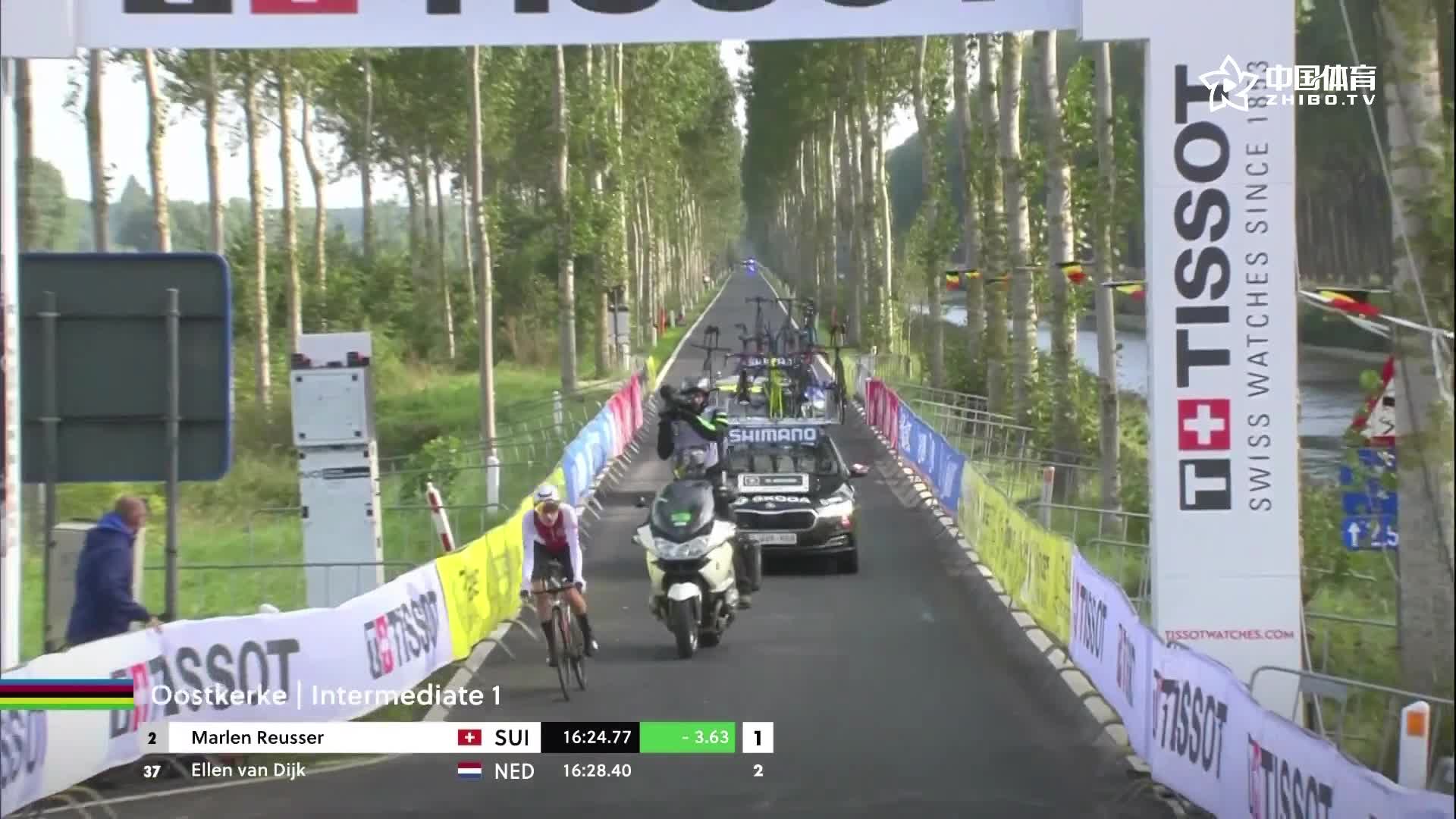 2021公路车世锦赛：女子ITT集锦