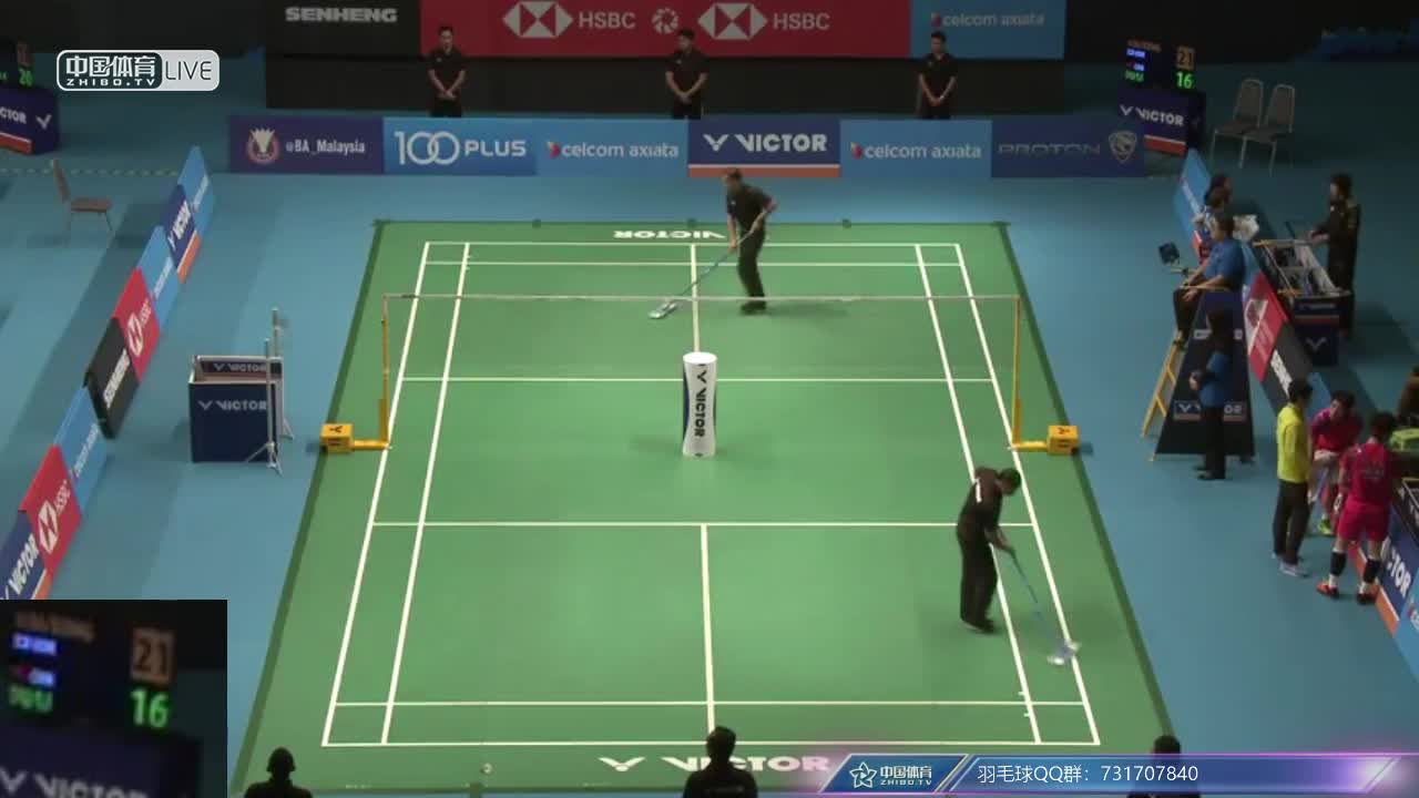 李茵晖/杜玥  VS 金慧麟/孔熙容 马来西亚公开赛 女双 1/4决赛