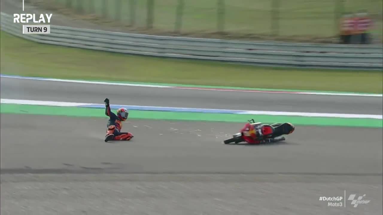 荷兰大奖赛 Moto3第三次练习赛（英文）