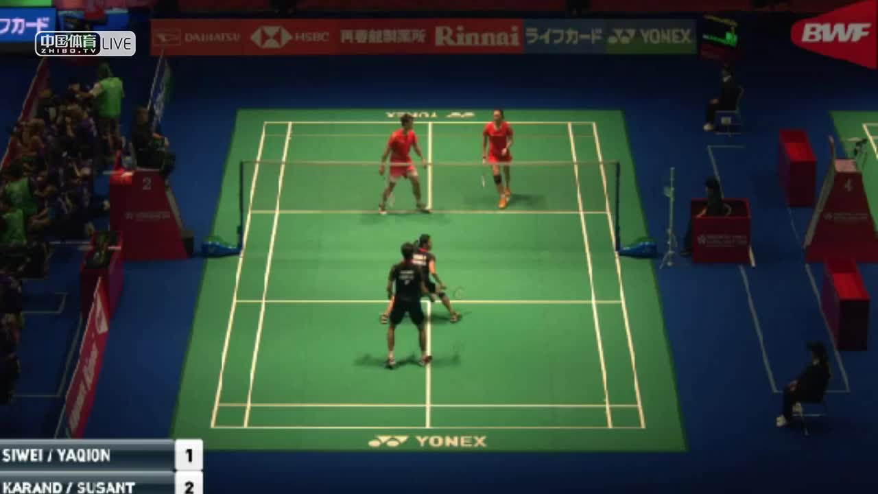郑思维/黄雅琼 vs 里奇·卡兰达/戴比·苏珊托 2018日本公开赛 混双1/16决赛