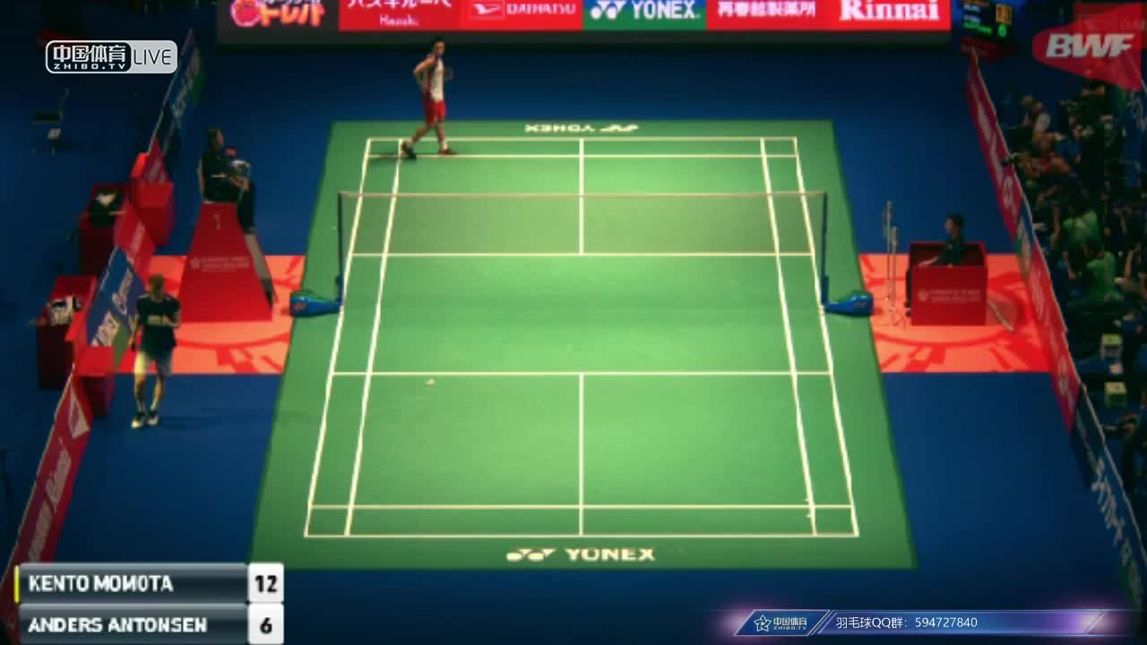 桃田贤斗 VS 安东森 2018日本公开赛 男单1/16决赛