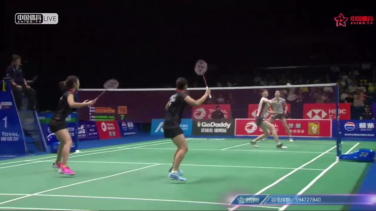 松本麻佑/永原和可那 vs 拉温达/基蒂塔拉库尔 2018南京世锦赛 女双1/4决赛