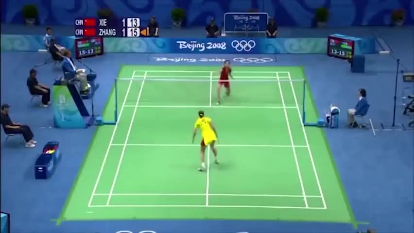 经典回顾：2008北京奥运会,女单决赛上演国羽内战 张宁vs谢杏芳