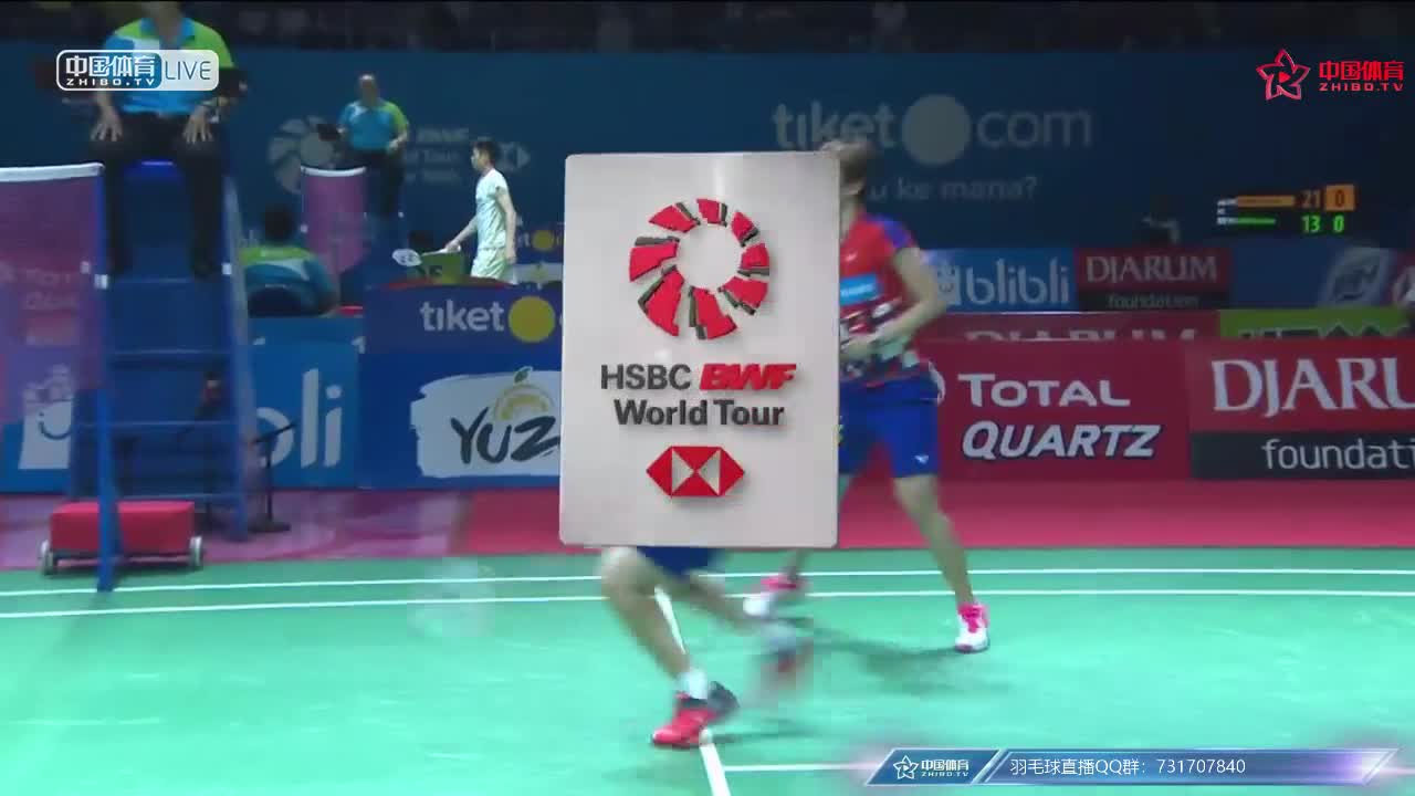 广田彩花/福岛由纪 vs 许嘉雯/叶程雯 2018印尼公开赛 女双1/8决赛
