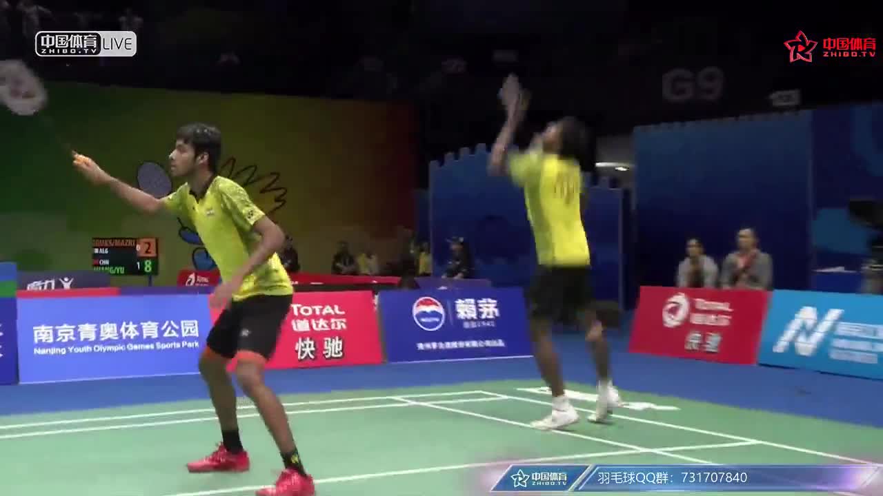 休提/兰吉雷迪 vs 索伦森/安德斯 2018南京世锦赛 男双