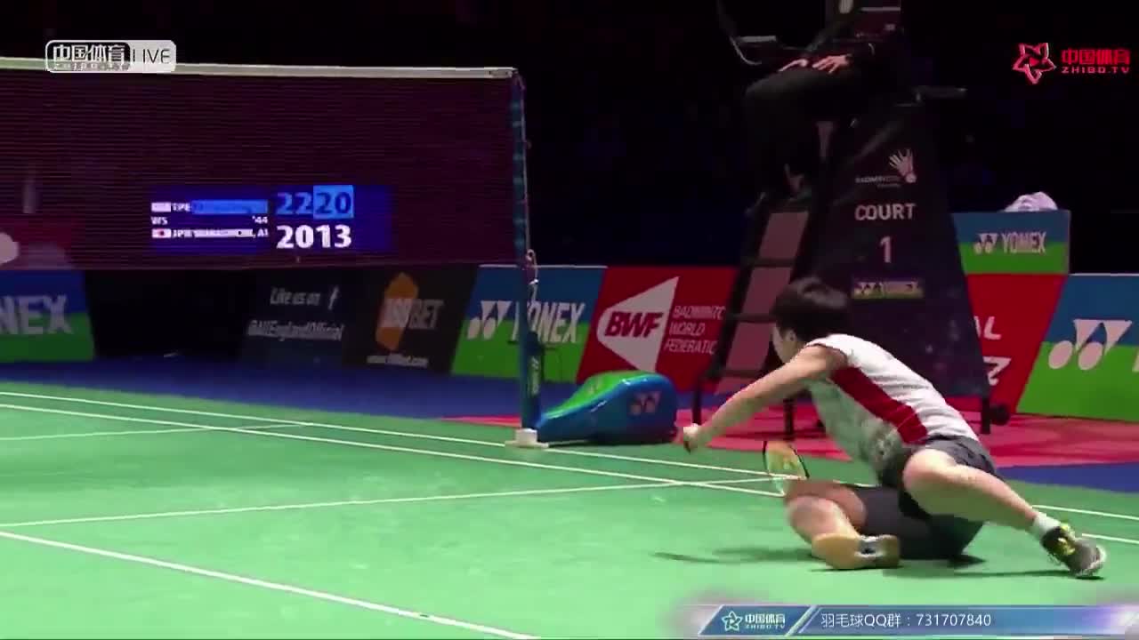 2018全英赛夺冠瞬间！戴资颖2-0山口茜蝉联女单冠军
